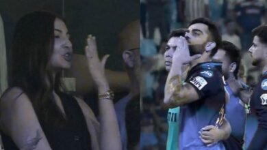 Virat Kohli ने जीत के बाद अनुष्का को दिए फ्लाइंग किस, एकाना स्टेडियम में दिखा प्यार और क्रिकेट का संगम