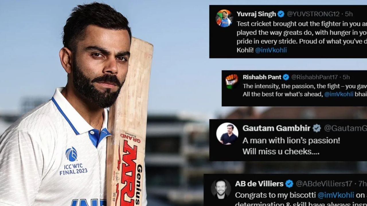 VIRAT KOHLI ने टेस्ट क्रिकेट को कहा अलविदा एक युग का हुआ अंत VIRAT KOHLI ने टेस्ट क्रिकेट को कहा अलविदा एक युग का हुआ अंत
